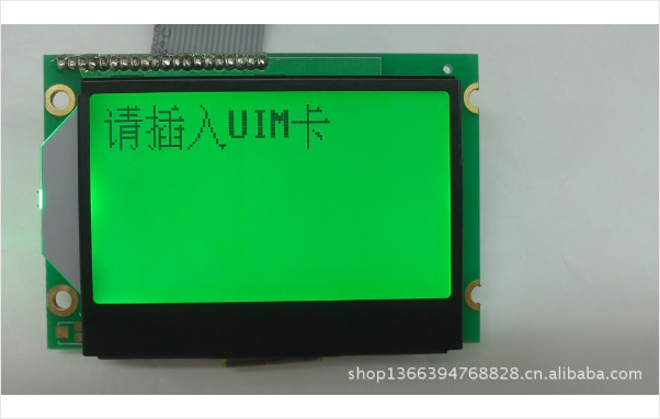 Graphic dot matrix LCD screen