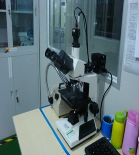 Crystal image microscope